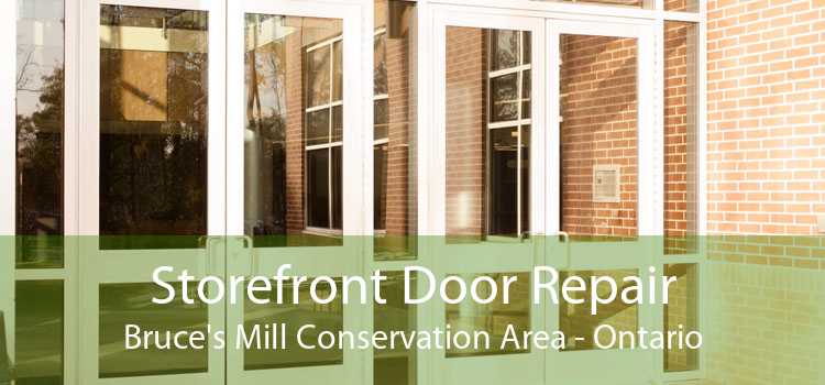 Storefront Door Repair Bruce's Mill Conservation Area - Ontario
