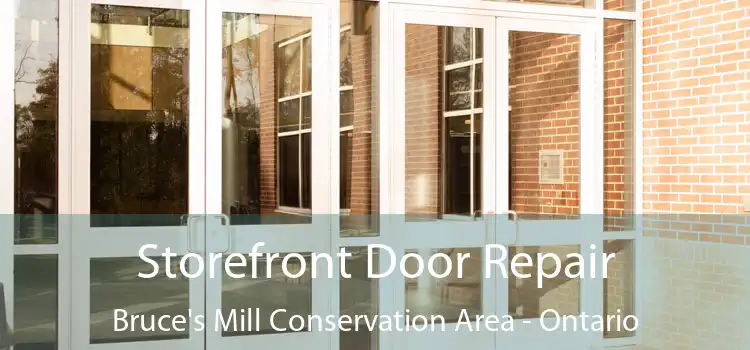 Storefront Door Repair Bruce's Mill Conservation Area - Ontario