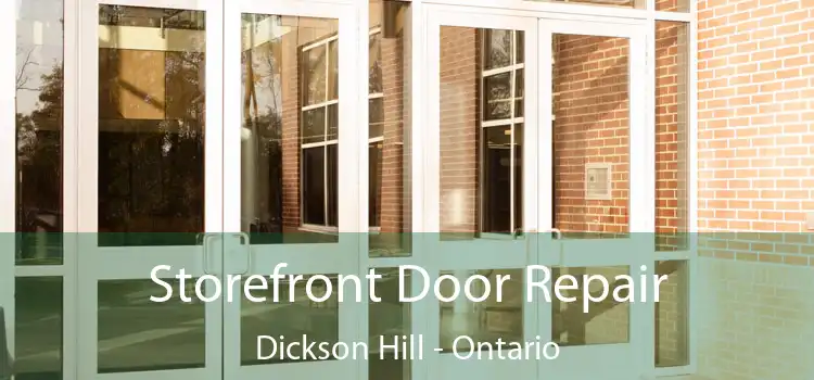 Storefront Door Repair Dickson Hill - Ontario