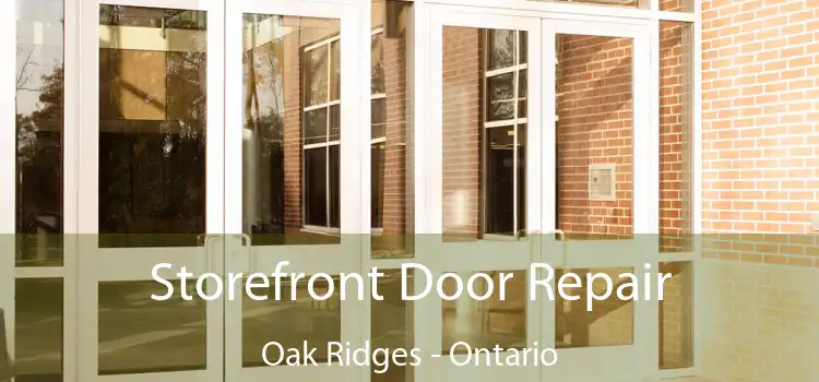 Storefront Door Repair Oak Ridges - Ontario