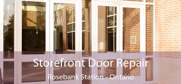 Storefront Door Repair Rosebank Station - Ontario