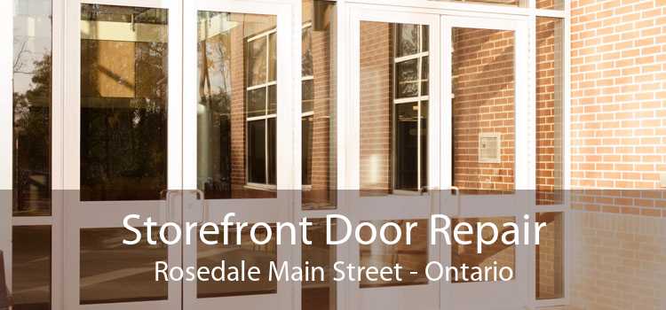Storefront Door Repair Rosedale Main Street - Ontario