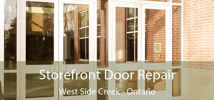 Storefront Door Repair West Side Creek - Ontario