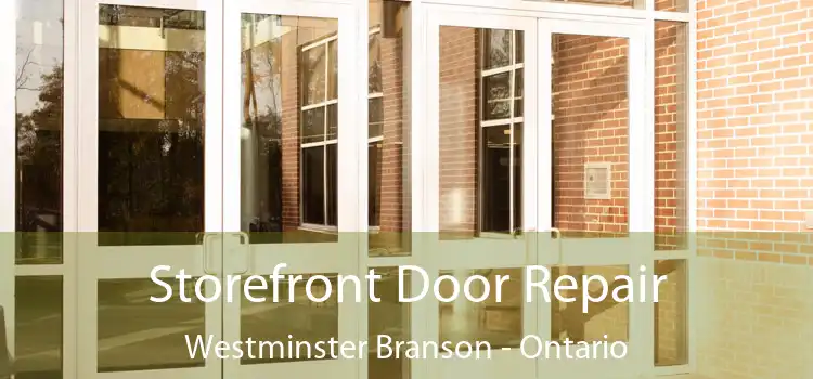 Storefront Door Repair Westminster Branson - Ontario