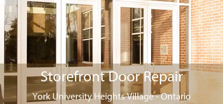Storefront Door Repair York University Heights Village - Ontario