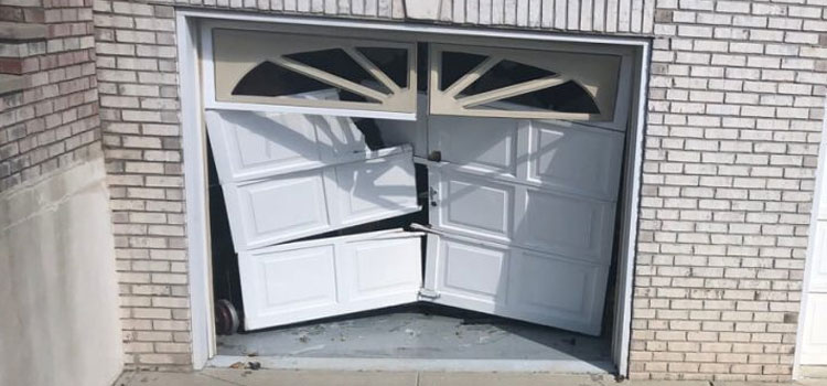 Garage Door Bent Panel Repair in Bowling Green, ON